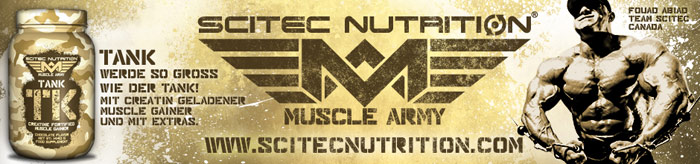 muscle army gainer tank efekty