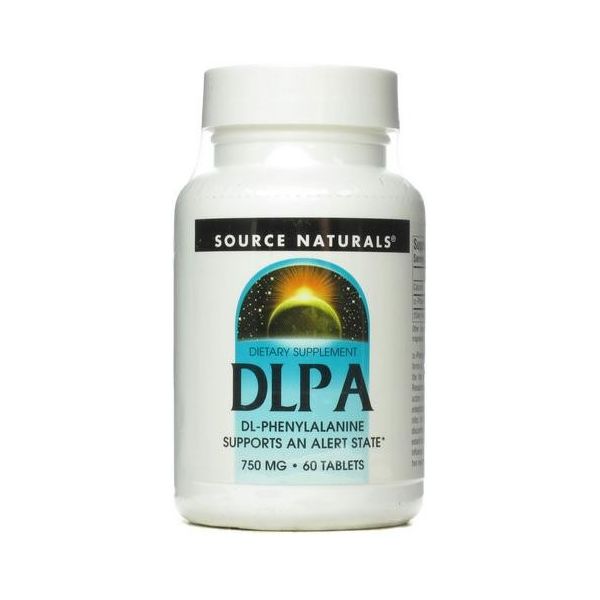 SOURCE NATURALS DLPA DL-Phenylalanine 60 tab.