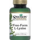 SWANSON Free Form L-Lysine (Lizyna) 100 kap.