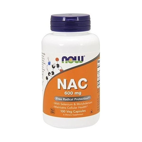 NOW FOODS NAC 100 kap. N-Acetyl Cysteina