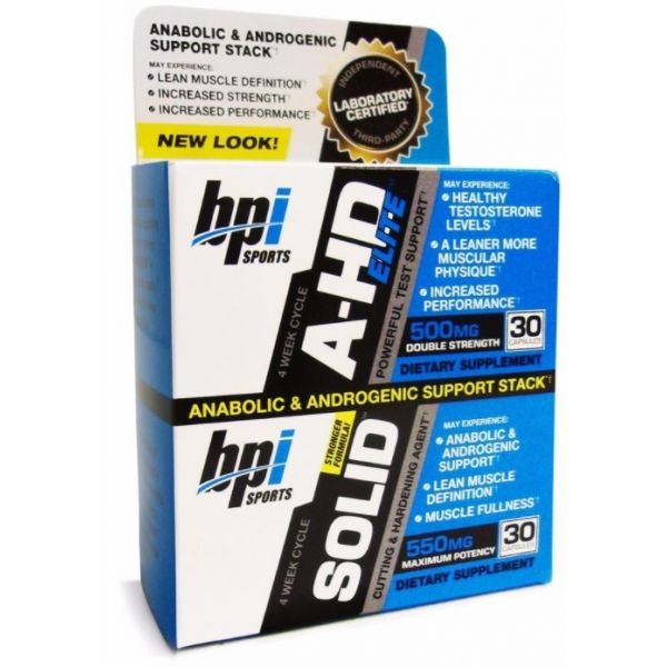 BPI A-HD Elite + Solid Combo 60 kap.