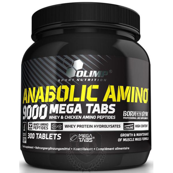 OLIMP Anabolic Amino 9000 300 Mega Tabs OLIMP Anabolic Amino 9000 300 Mega Tabs