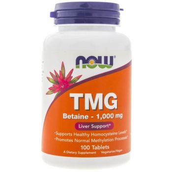 NOW FOODS TMG Betaine 100 tab. Trimetyloglicyna