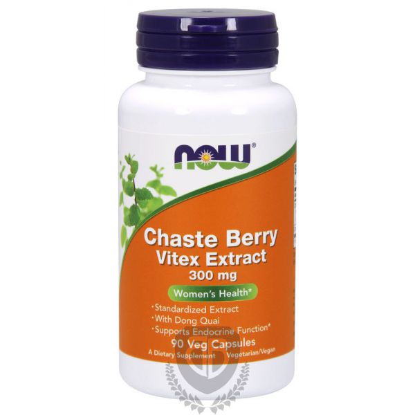 NOW FOODS Chaste Berry Vitex Extract 90 kap.