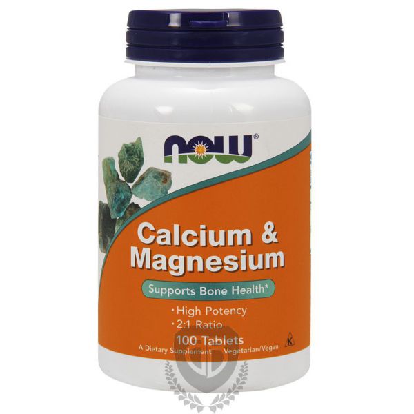 NOW FOODS Calcium & Magnesium 100 tab.