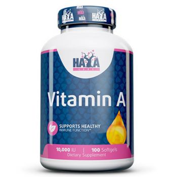 HAYA LABS Vitamin A 10,000 IU 100 kap.