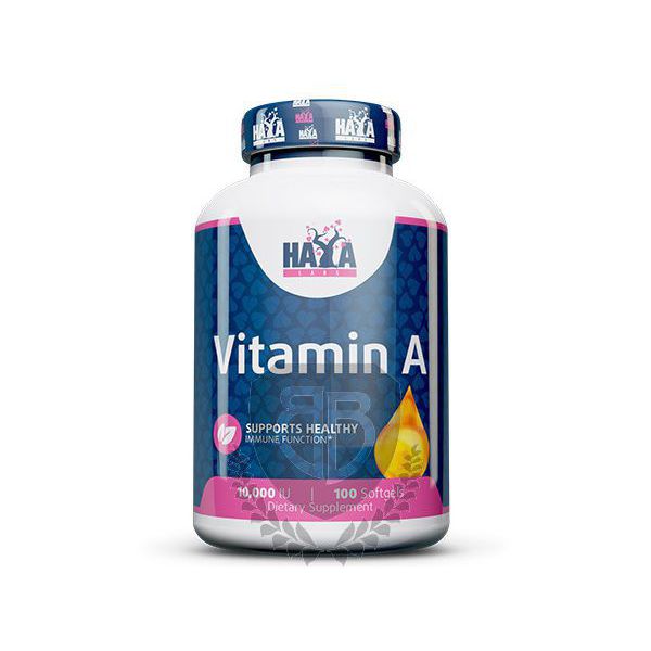 HAYA LABS Vitamin A 10,000 IU 100 kap.