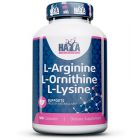 HAYA LABS L-Arginine L-Ornithine L-Lysine 100 kap.