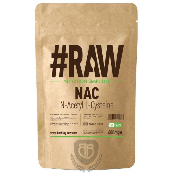 #RAW NAC N-Acetyl L-Cysteine 120 kap.