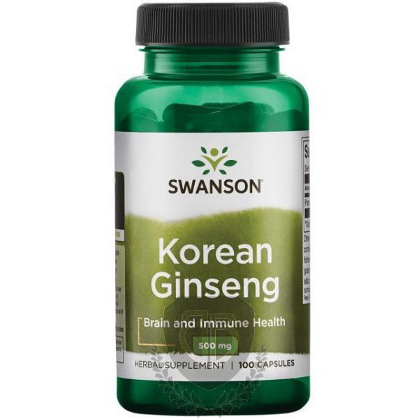 SWANSON Korean Ginseng 100 kap.