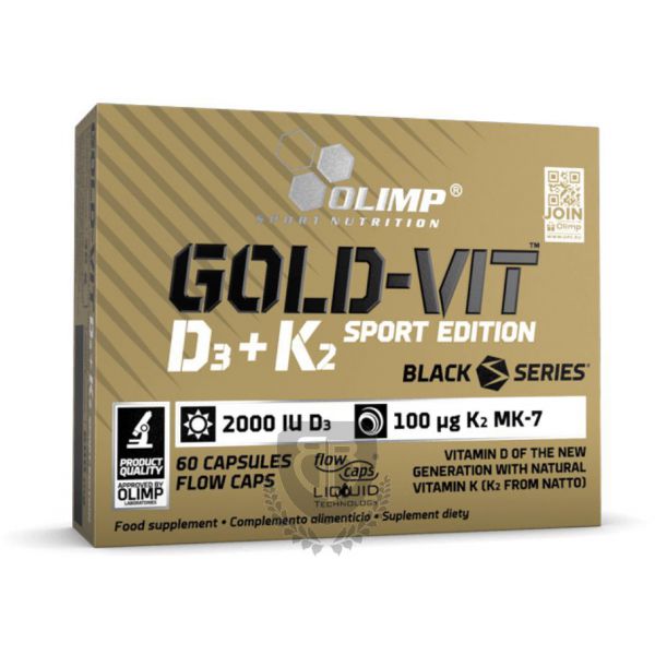 OLIMP Gold-Vit D3+K2 Sport Edition 60 kap.