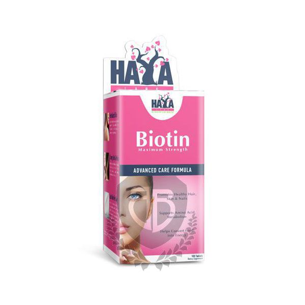 HAYA LABS Biotin Maximum Strength 10 000 mcg 100 tab.