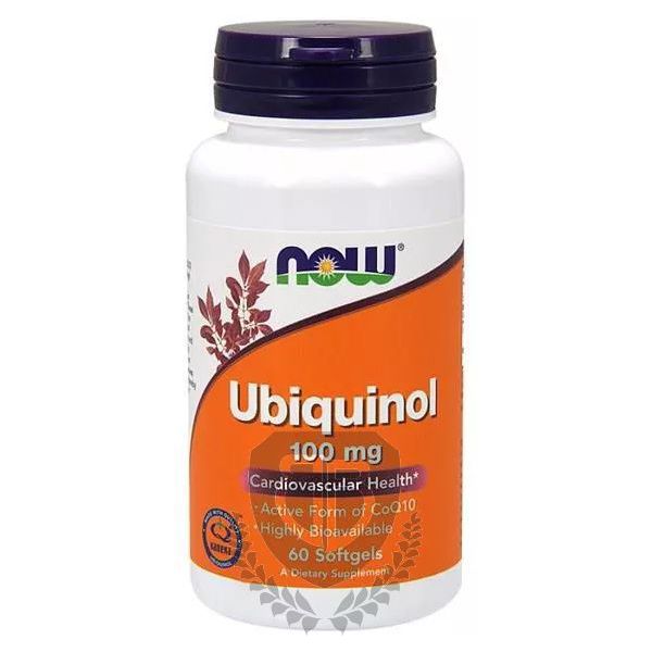 NOW FOODS Ubiquinol Kaneka CoQ10 60 kap.