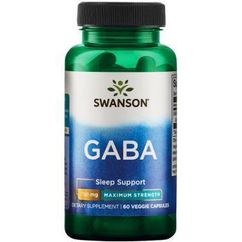 SWANSON GABA 750mg 60 kap.