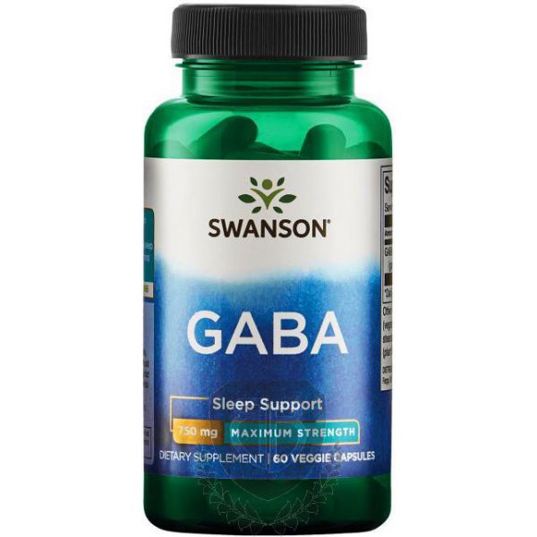 SWANSON GABA 750mg 60 kap.