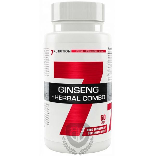 7NUTRITION Ginseng + Herbal Combo 60 kap.