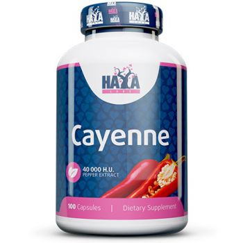 HAYA LABS Cayenne Pepper Extract 40000 HU 100 kap.