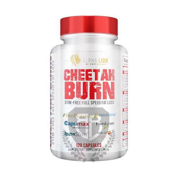 ALPHA LION Cheetah Burn Stim Free 120 kap. ALPHA LION Cheetah Burn Stim Free 120 kap.