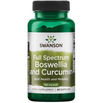 SWANSON Full Spectrum Boswellia and Curcumin 60 kap.