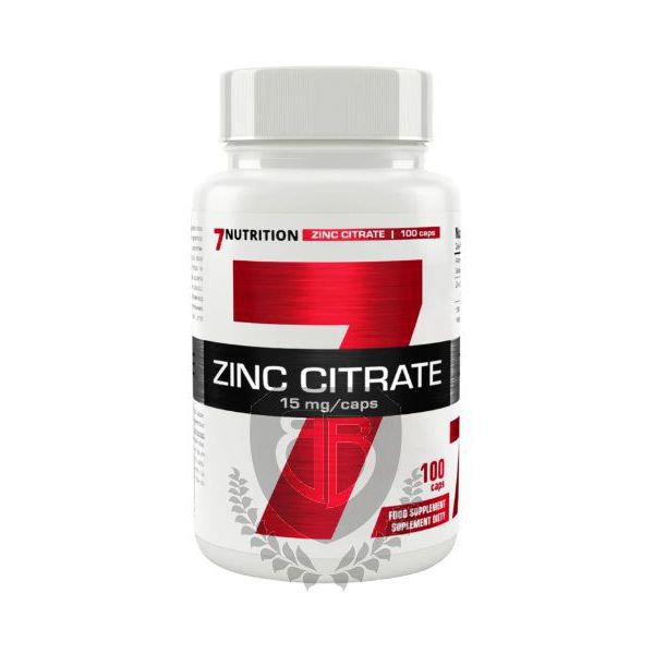 7NUTRITION Zinc Citrate 100 kap.