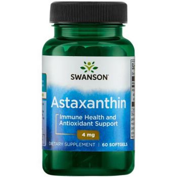 SWANSON Astaxanthin 60 kap. Astaksantyna