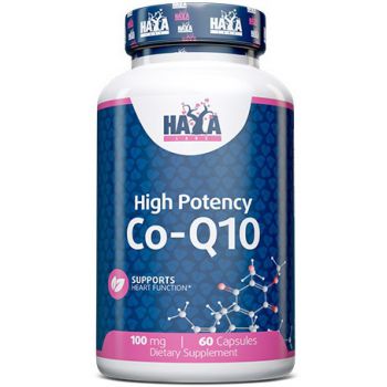 HAYA LABS High Potency Co-Q10 100mg 60 kap.