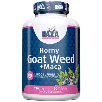 HAYA LABS Horny Goat Weed Extract + Maca 90 tab.