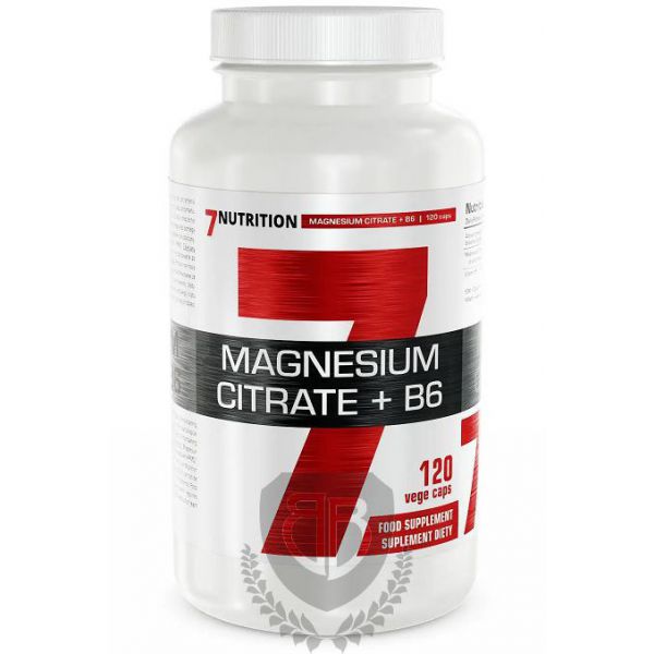7NUTRITION Magnesium Citrate + B6 120 kap.