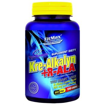 FITMAX Kre-Alkalyn + R-ALA 120 kap. FITMAX Kre-Alkalyn + R-ALA 120 kap.