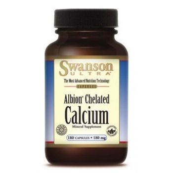 SWANSON Albion Chelated Calcium 180 kap. SWANSON Albion Chelated Calcium 180 kap.