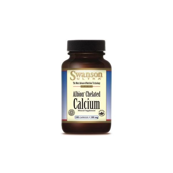 SWANSON Albion Chelated Calcium 180 kap.