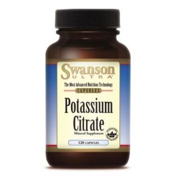 SWANSON Potassium Citrate 120 kap. SWANSON Potassium Citrate 120 kap.