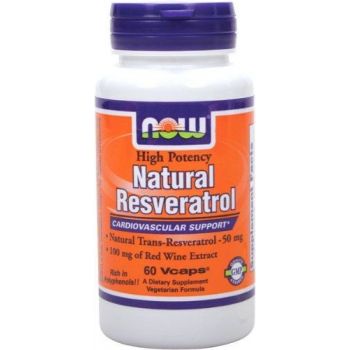 NOW FOODS Resveratrol 60 kap.