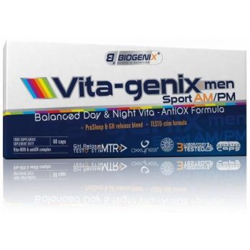 BIOGENIX Vita-genix Men Sport AM/PM 60 kap.