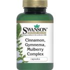 SWANSON Cinnamon Gymnema Mulberry Complex 120 kap.
