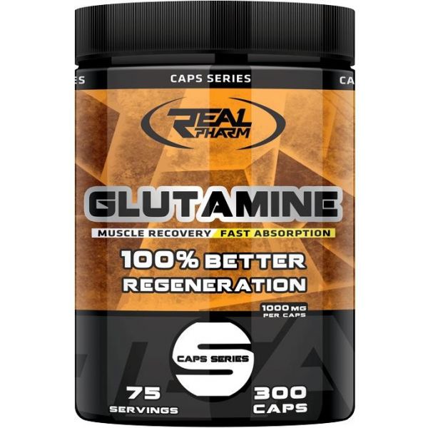 REAL PHARM Glutamine 300 kap.