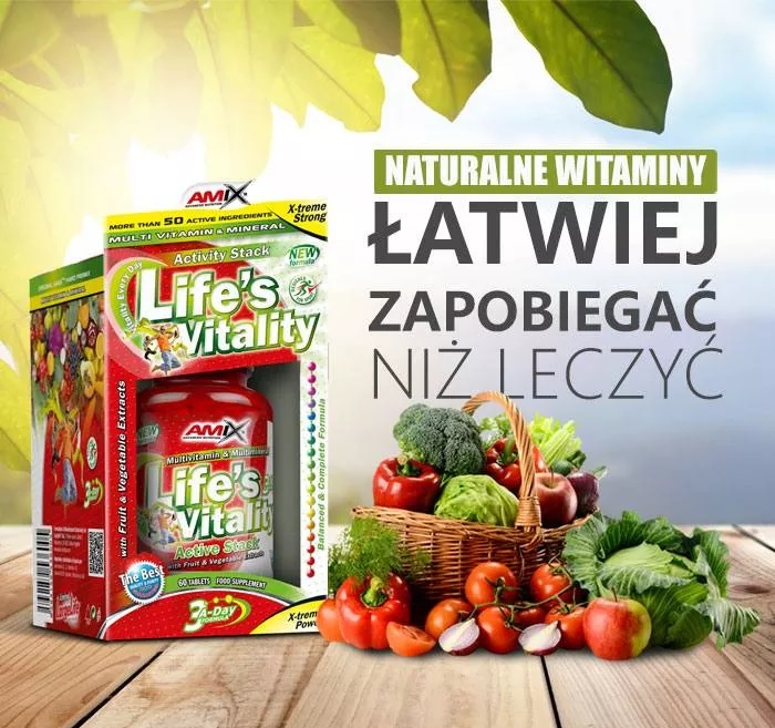 Amix Life's Vitality - opinie i działanie witamin