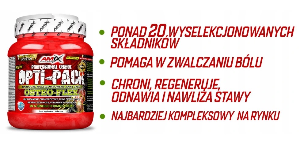 Amix Opti-Pack Osteo-Flex - opinie i działanie