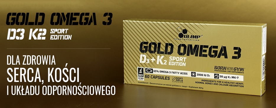 Olimp Gold Omega 3 D3 + K2 działanie