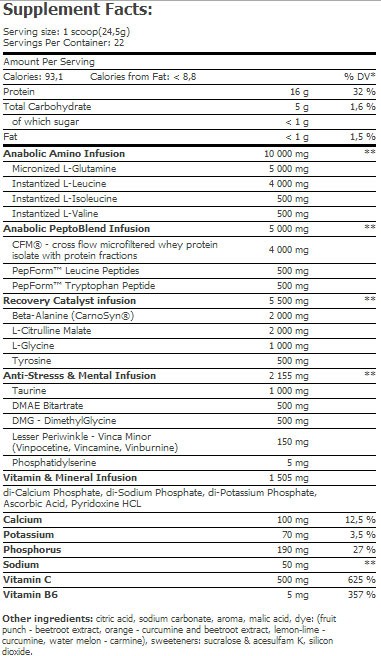 AMIX Re-Core Concentrate 540g - skład sklep