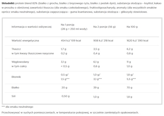 OLIMP Veggie Protein Complex 500g - skład sklep